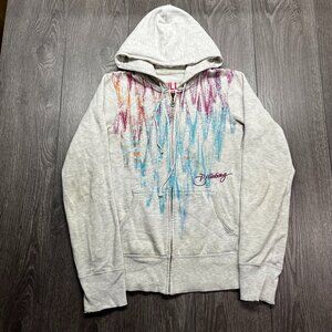 Billabong Full Zip Hoodie Surf Wear Medium Vintage Y2k